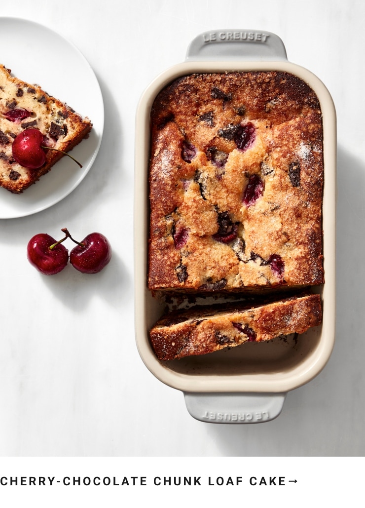 Cherry-Chocolate Chunk Loaf Cake