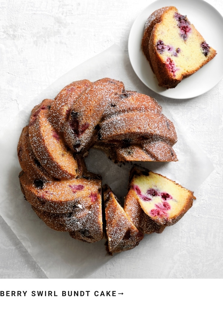 Berry Swirl Bundt Cake