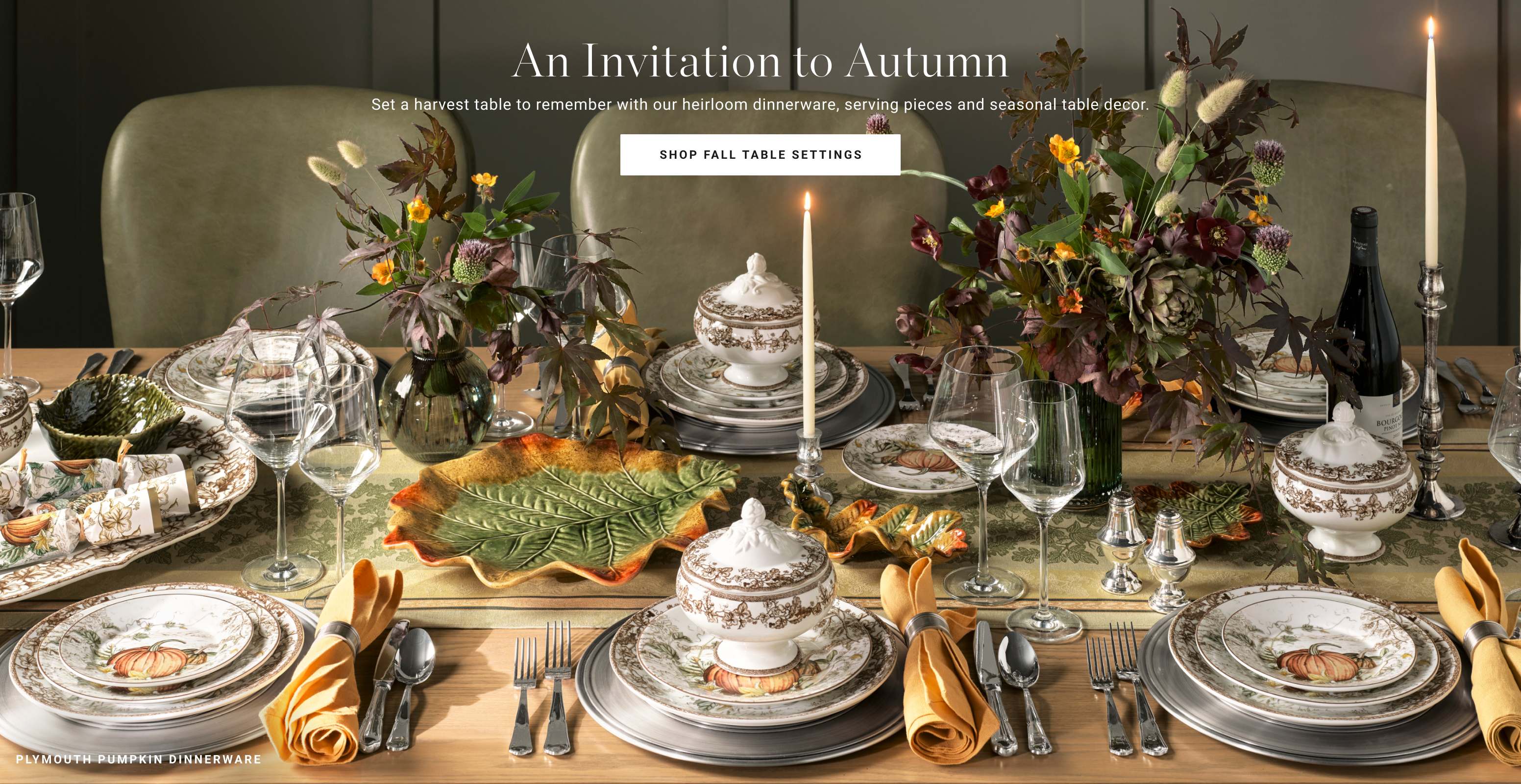 Shop Fall Table Settings