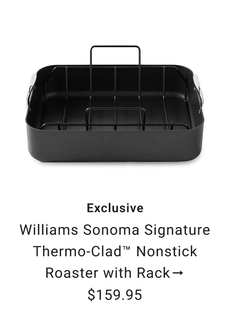 Williams Sonoma Thermo-Clad Nonstick Roaster with Rack