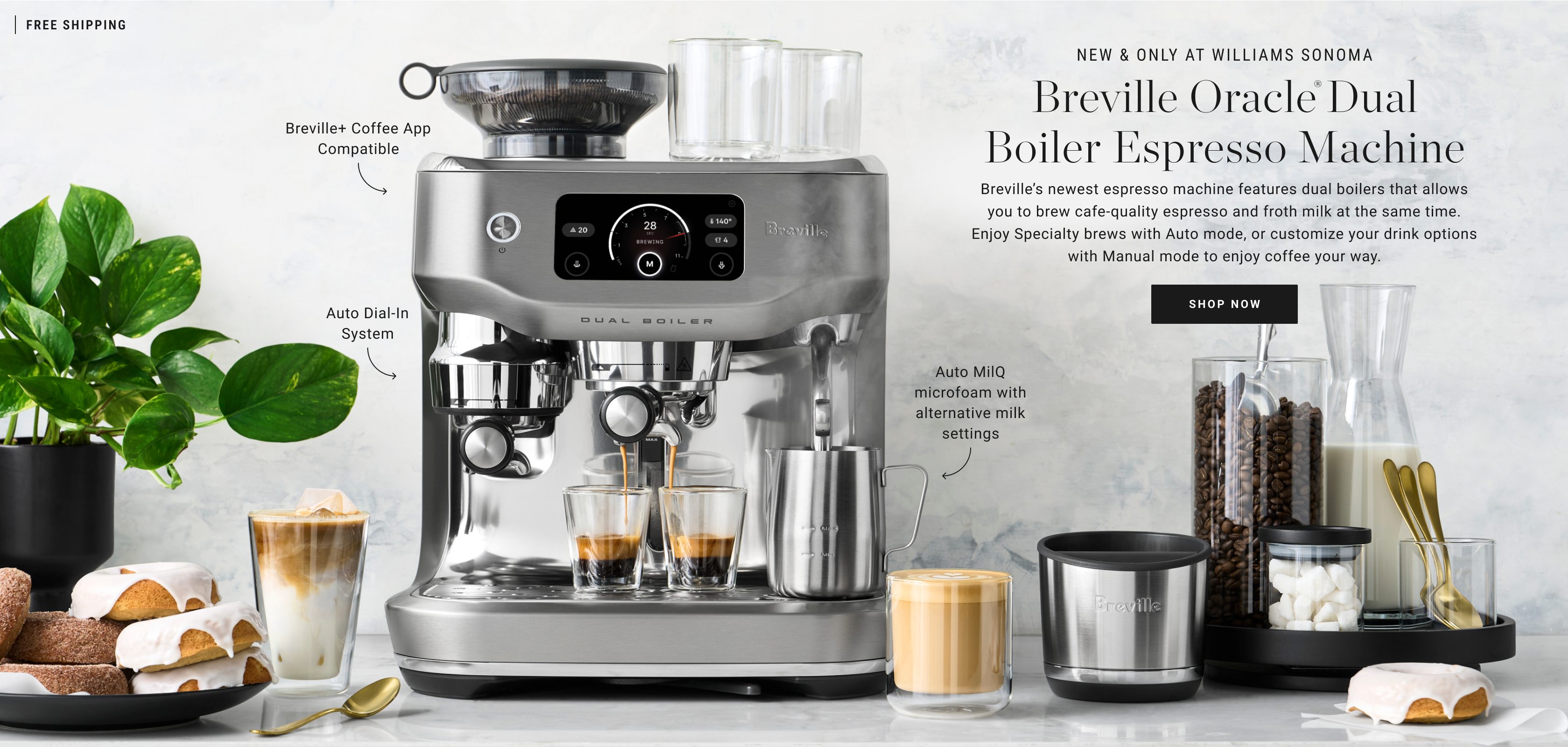 Shop Breville Oracle® Dual Boiler Espresso Machine