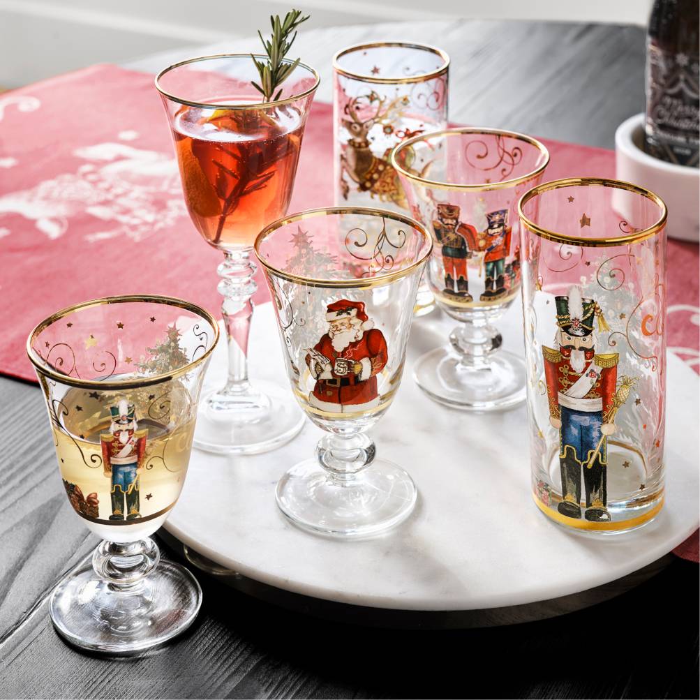 ‘Twas the Night Before Christmas Glassware Collection