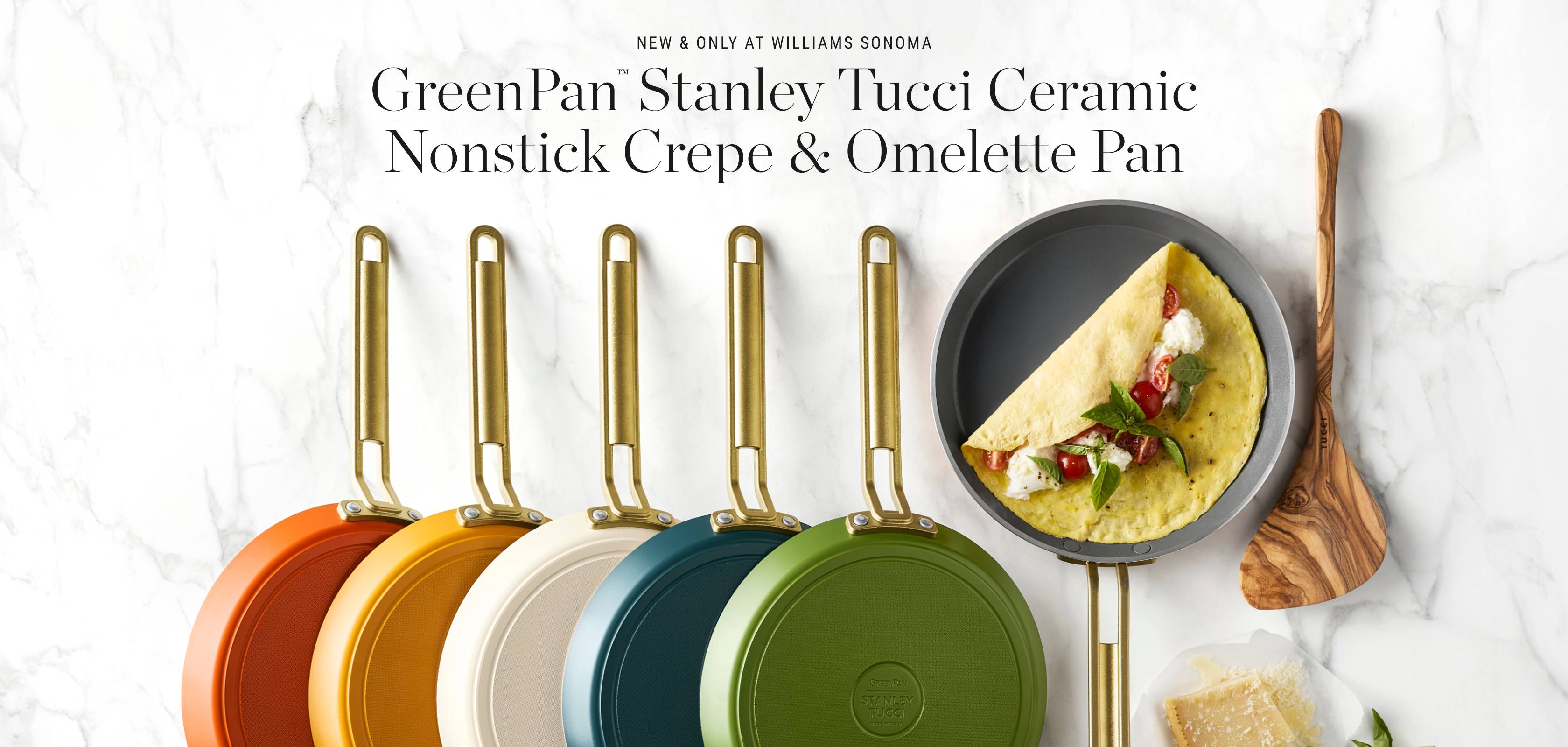 GreenPan™ Stanley Tucci Ceramic Nonstick Crepe & Omelette Pan GreenPan™ Stanley Tucci Ceramic Nonstick Crepe & Omelette Pan