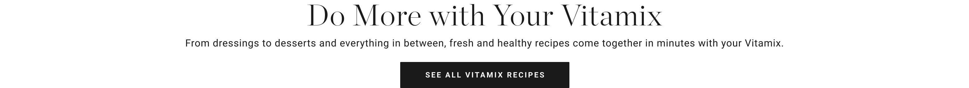 See All Vitamix Recipes