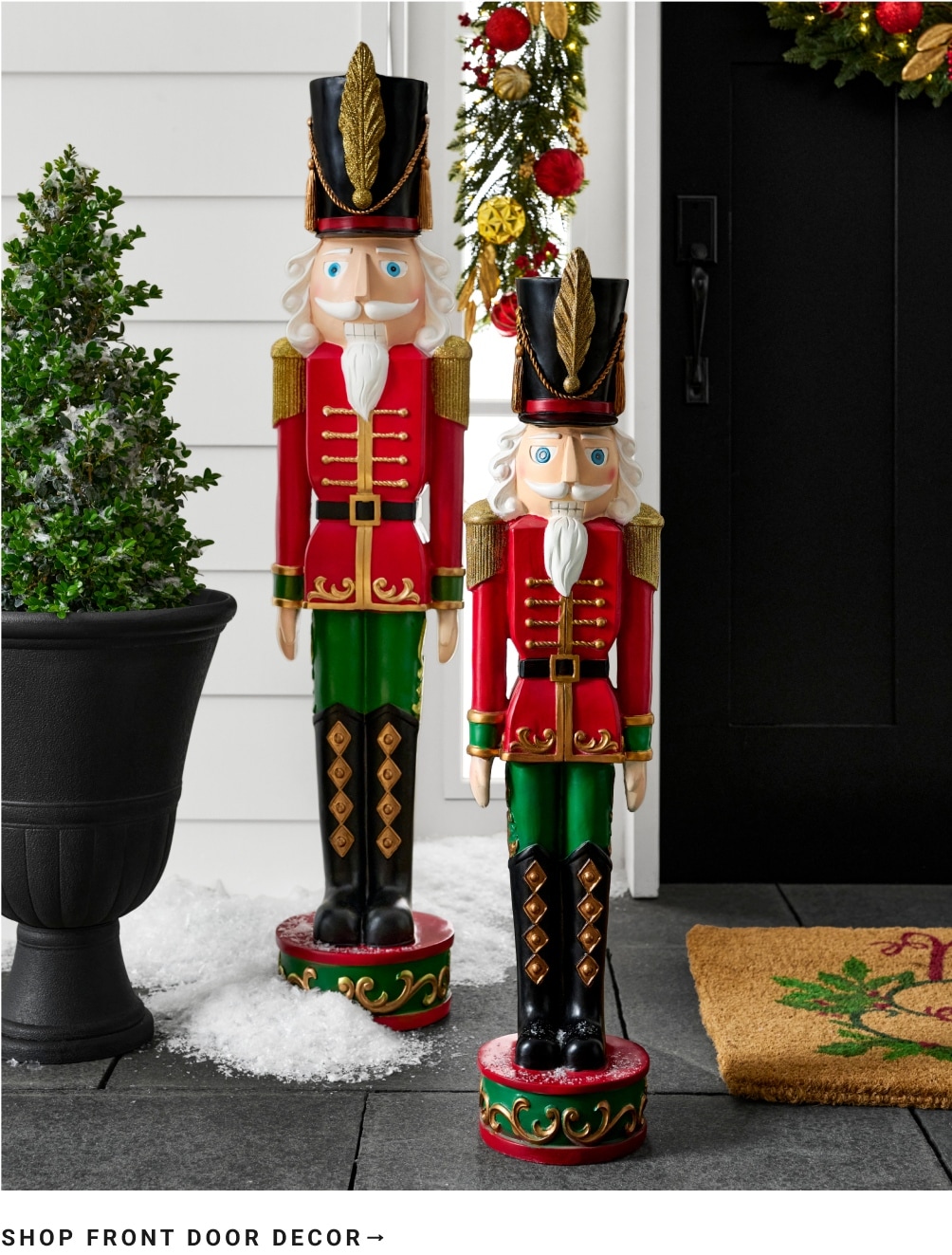 Shop Front Door Decor