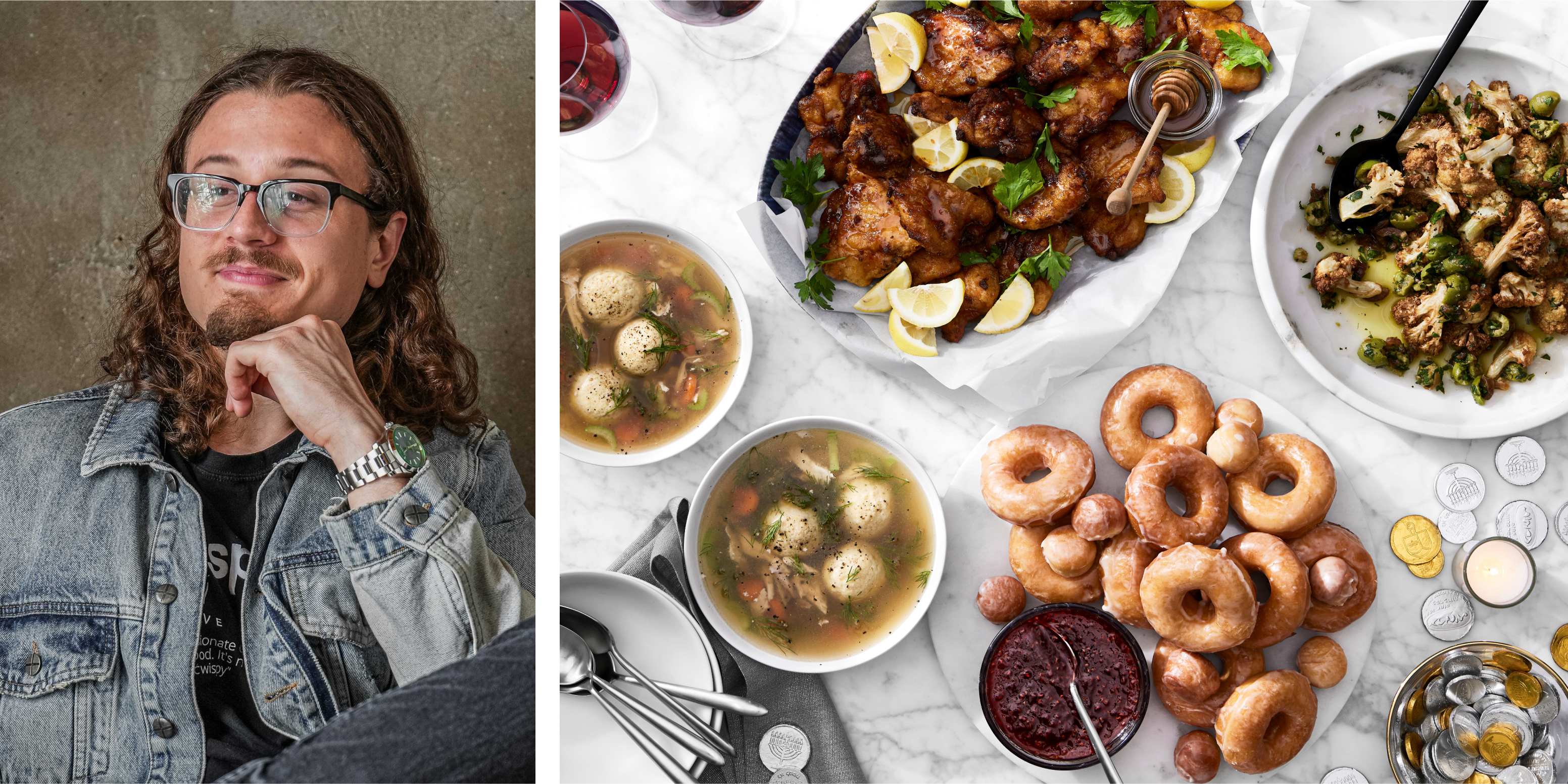 Joshua Weissman's Hanukkah Menu