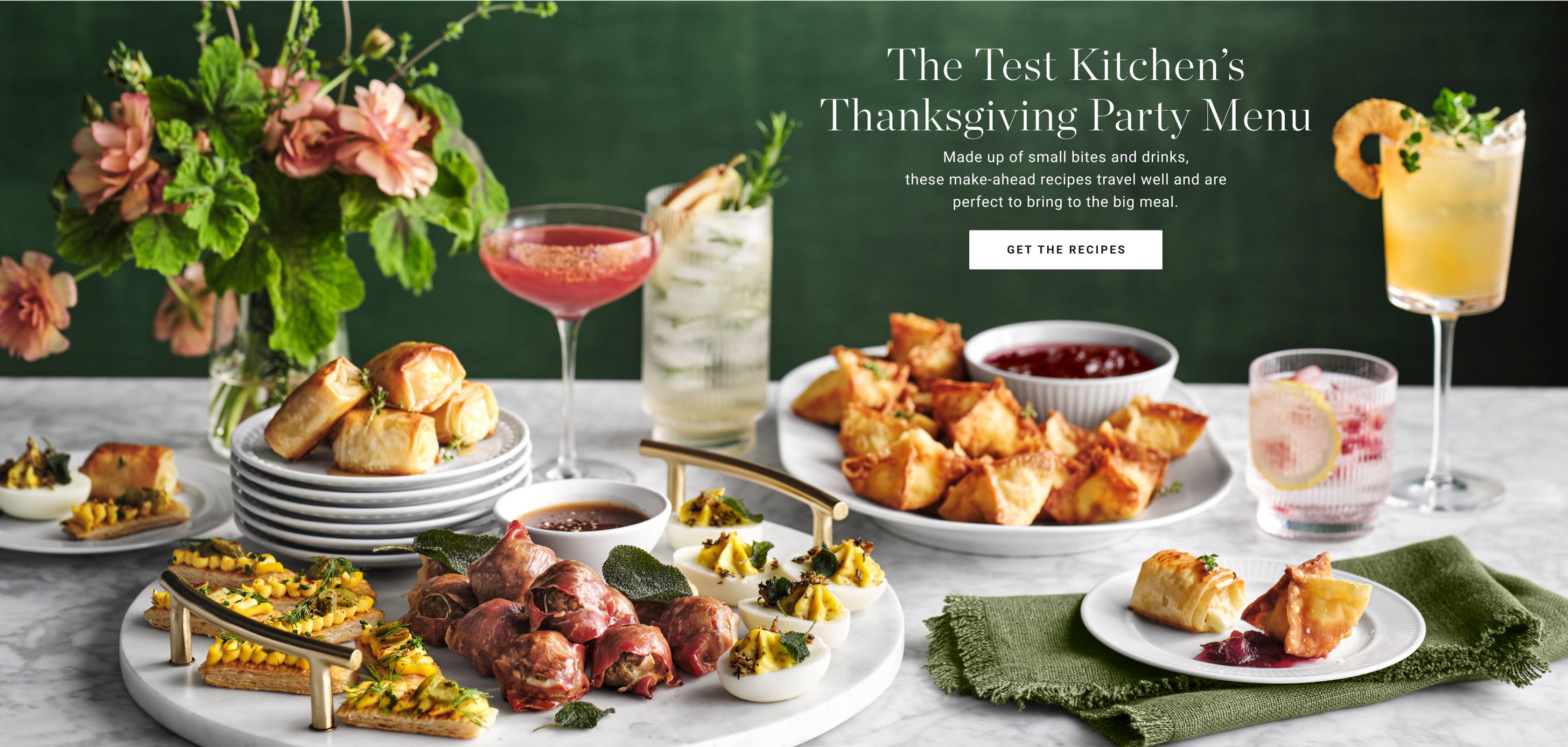 The Test Kitchen's Thanksgiving Party Menu