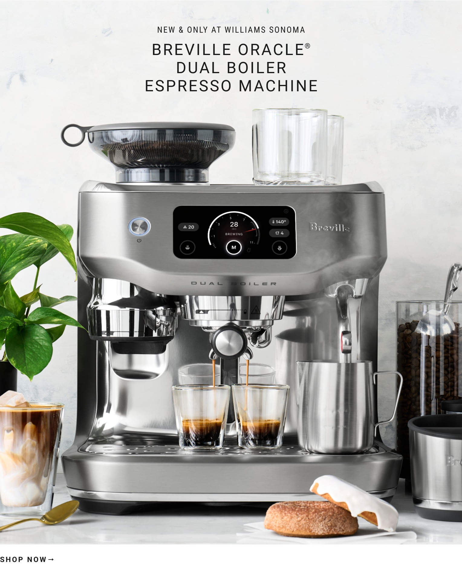 Shop Breville Oracle® Dual Boiler Espresso Machine