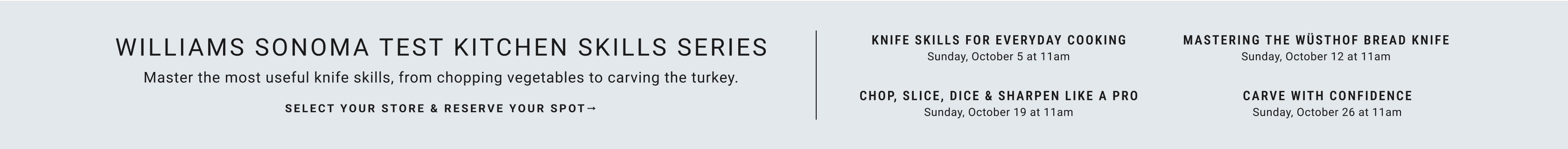 October Skills Series