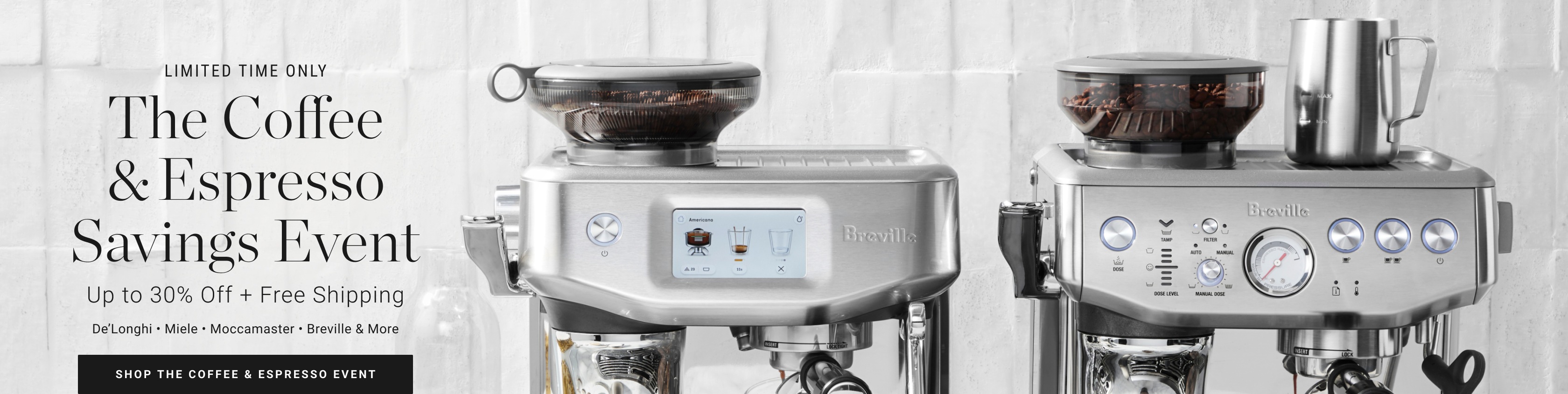 The Coffee & Espresso Savings Event