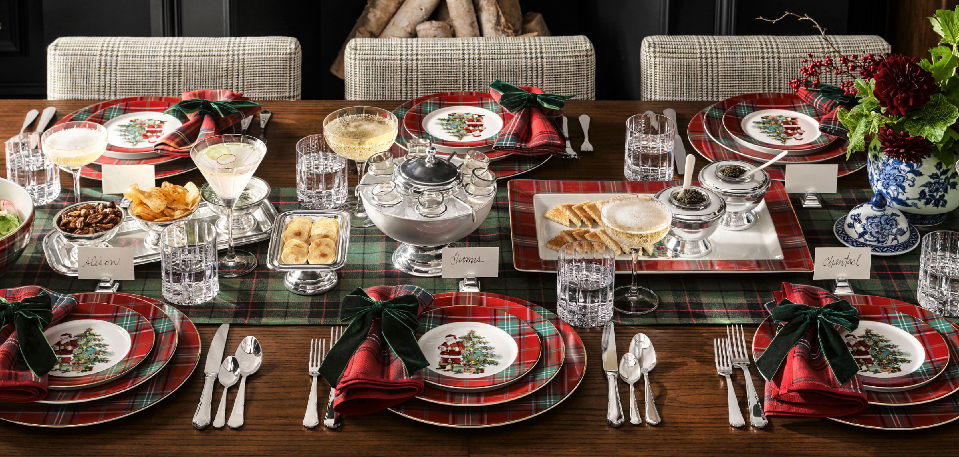 A Tartan Table A Tartan Table