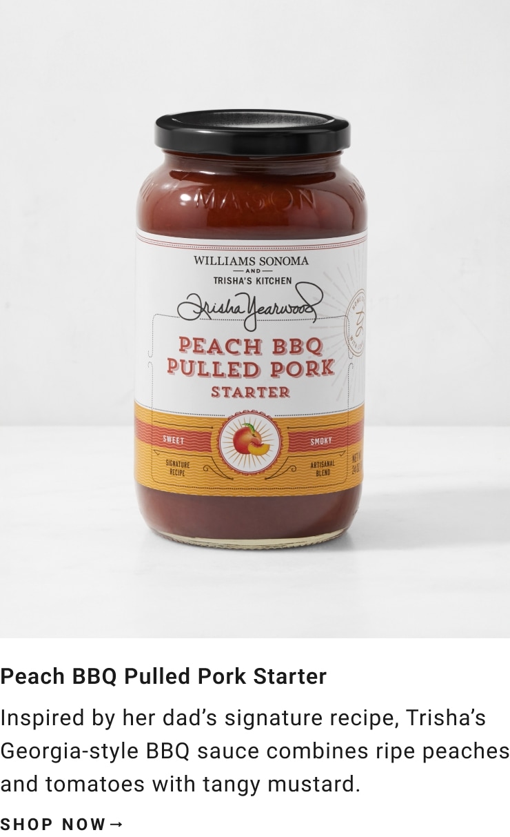 Peach BBQ Pulled Pork Starter