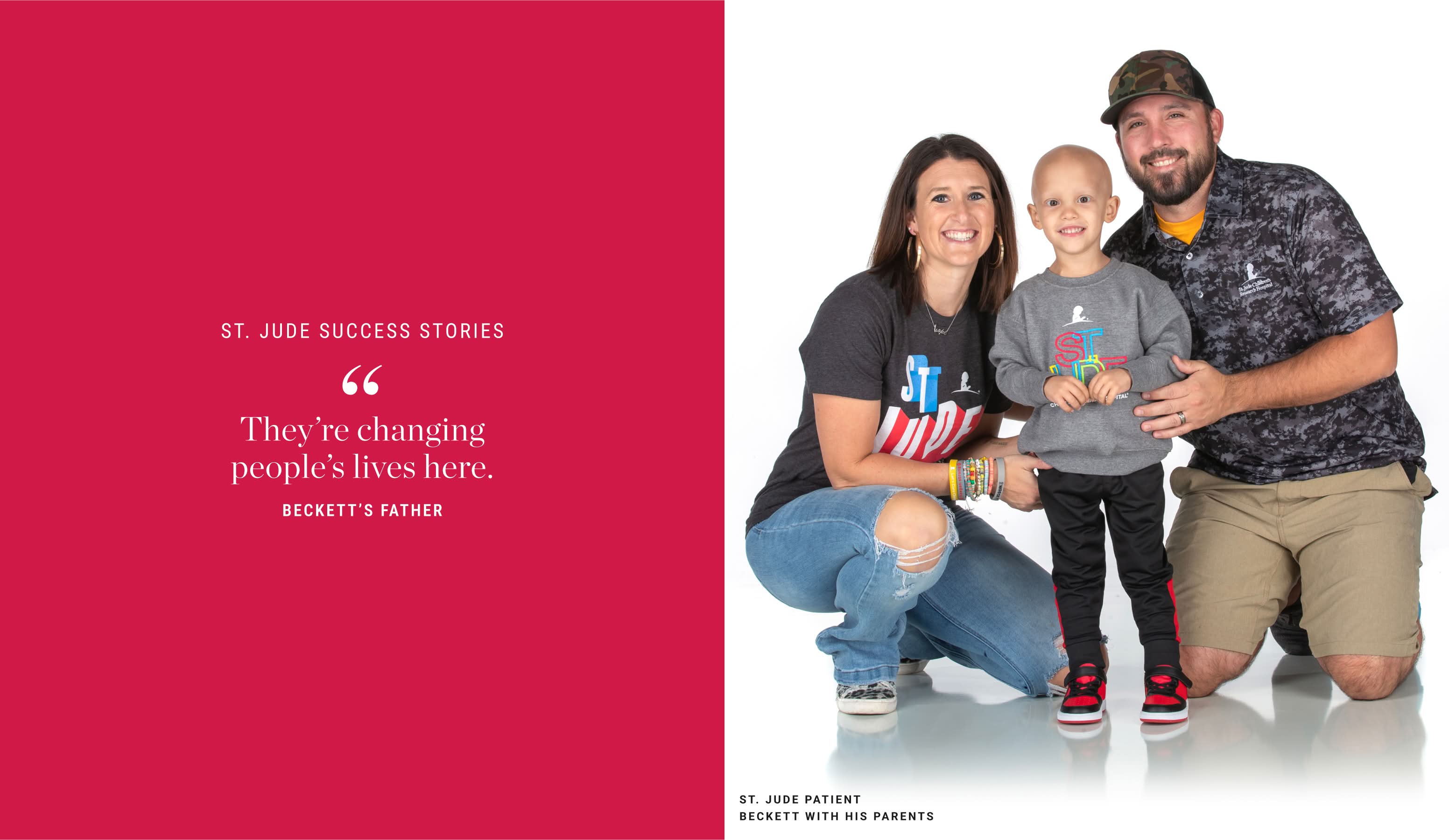 St.Jude Patient Beckett with His Parents St.Jude Patient Beckett with His Parents