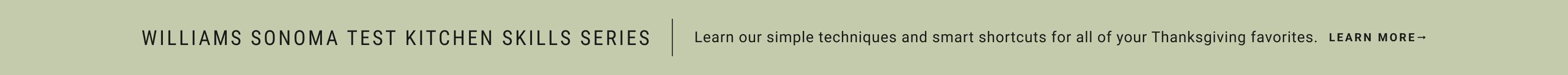 Test Kitchen Skill Series Test Kitchen Skill Series
