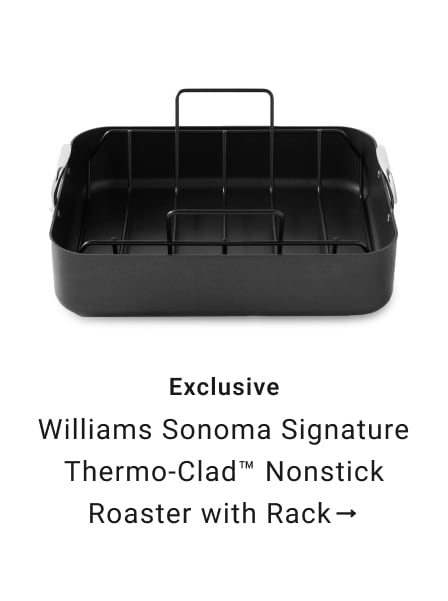 Williams Sonoma Thermo-Clad Nonstick Roaster with Rack