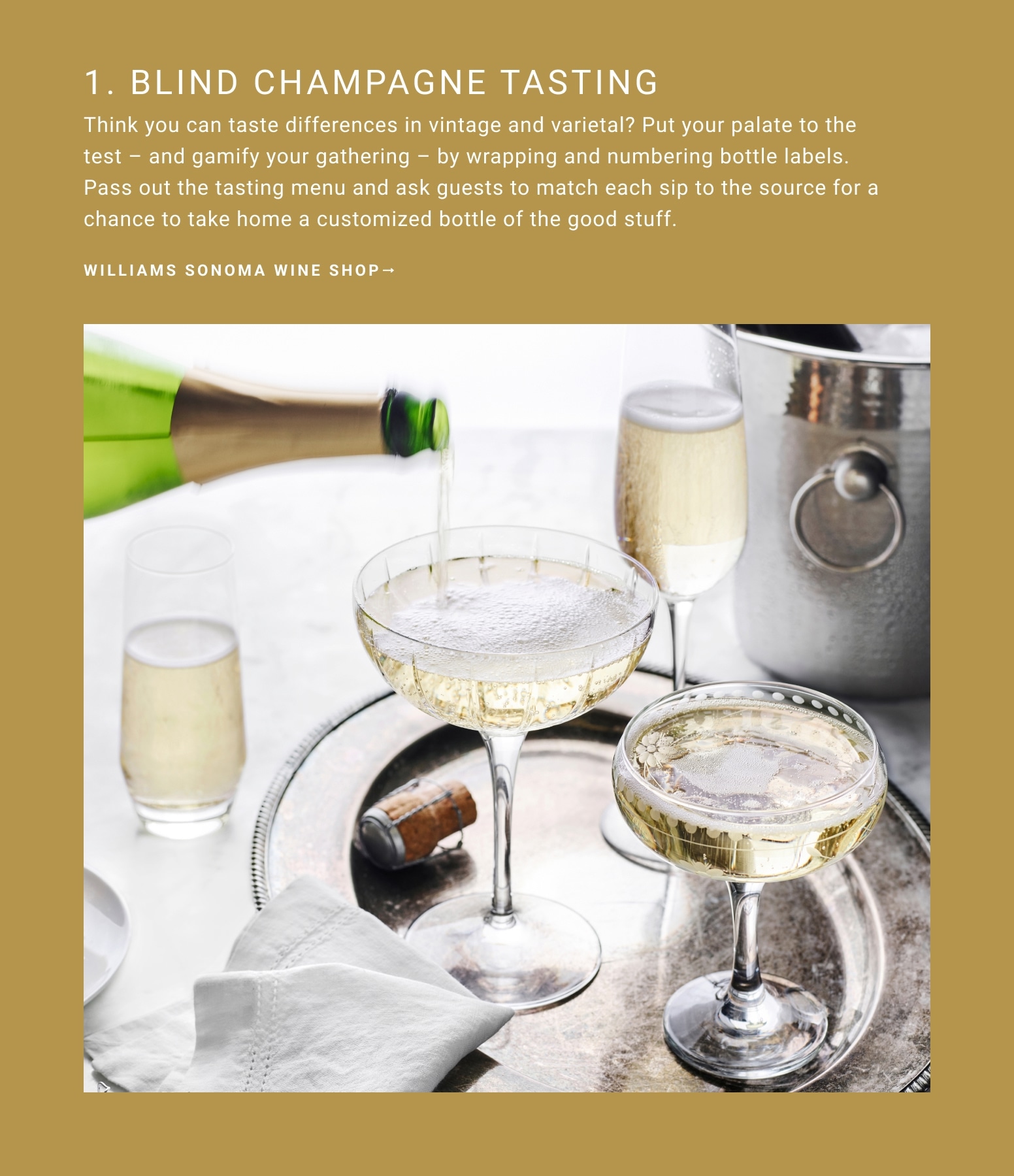 Williams Sonoma Wine Shop