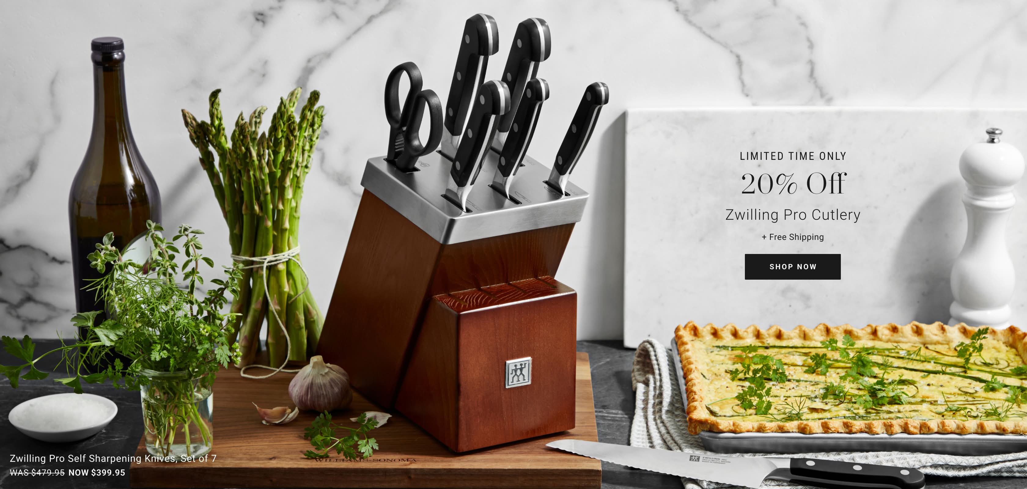 Up to 20% Off Zwilling Pro Cutlery: Shop Now