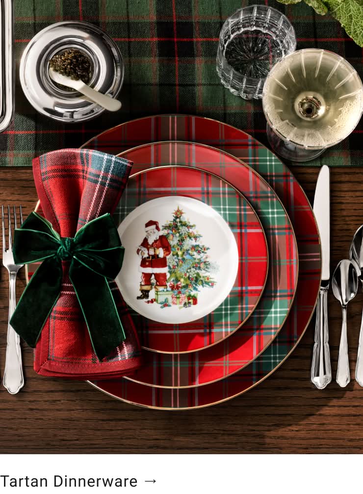 Shop Tartan Dinnerware Shop Tartan Dinnerware