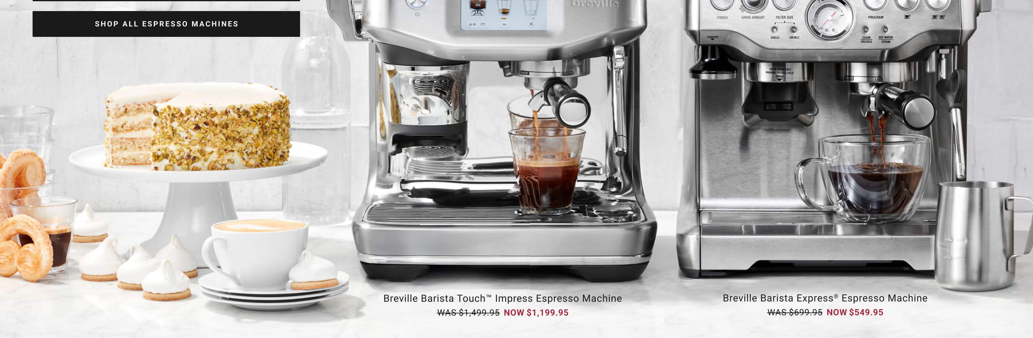 Shop All Espresso Machines Shop All Espresso Machines