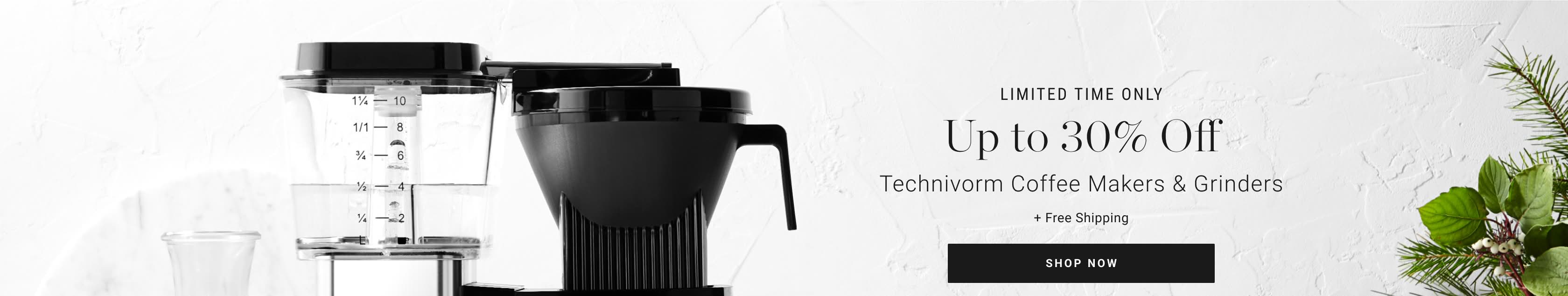 Shop Technivorm Coffee Makers and Grinders