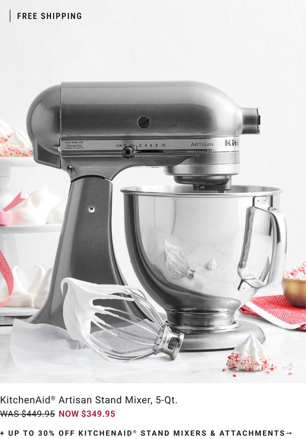 Shop KitchenAid® Stand Mixers & Attachments