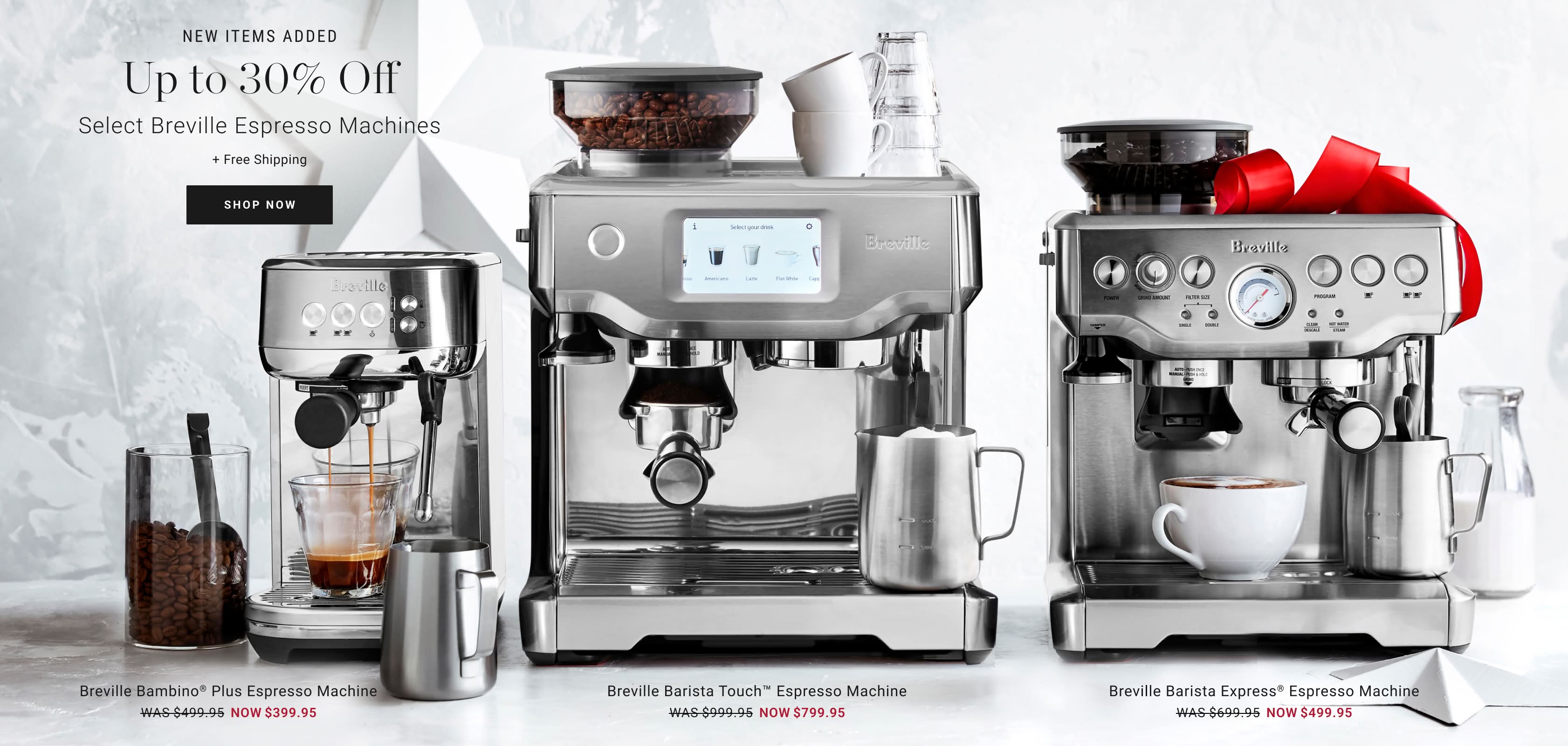 Shop Breville Espresso Machines Shop Breville Espresso Machines