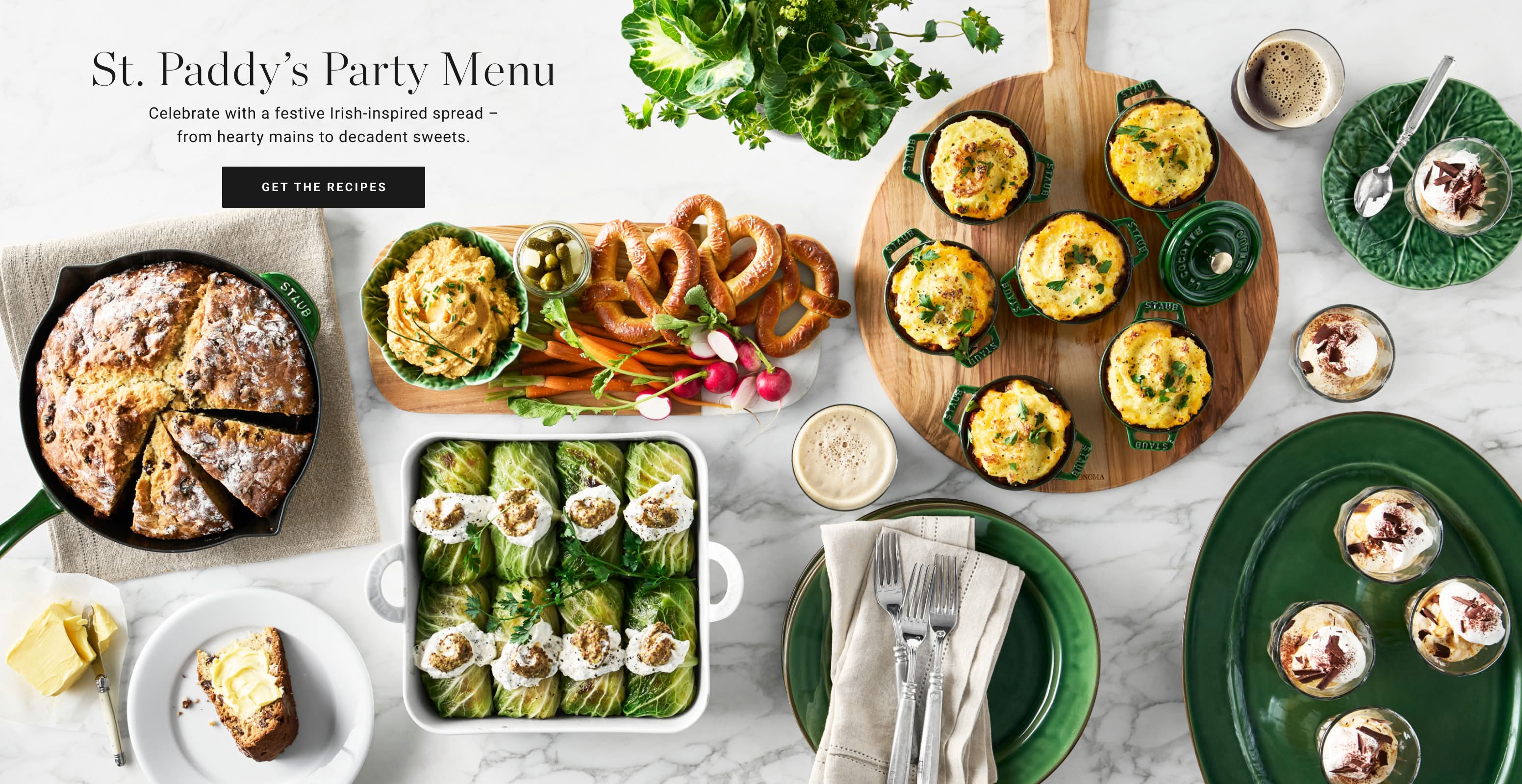 The Test Kitchen's St. Paddy's Day Menu