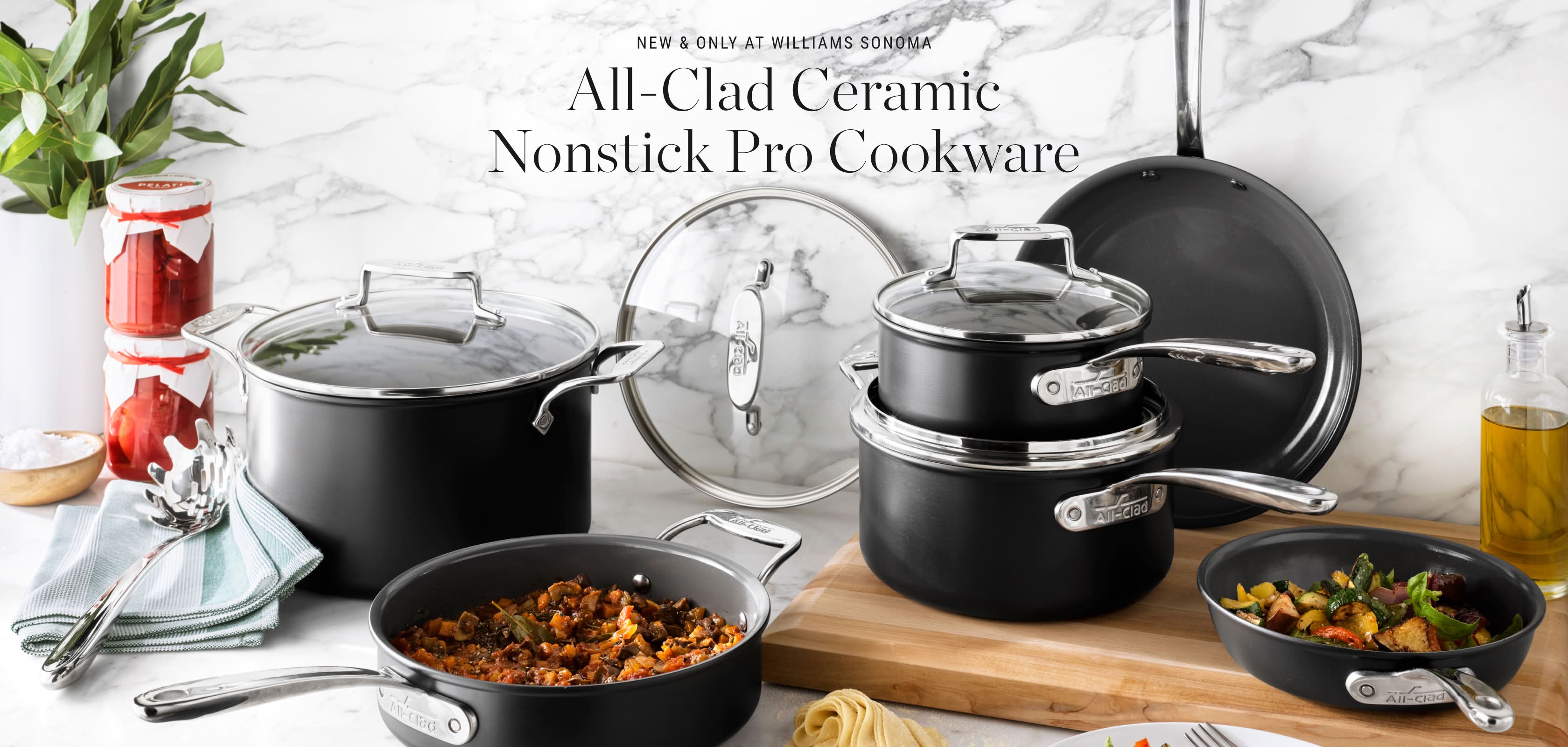 All-Clad Ceramic Nonstick Pro Cookware