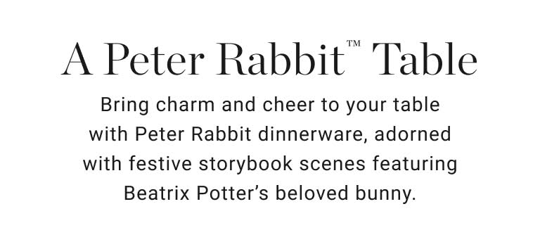 A Peter Rabbit Table