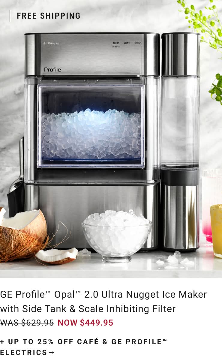Shop GE Profile Opal 2.0 Nugget Ice Maker Shop GE Profile Opal 2.0 Nugget Ice Maker