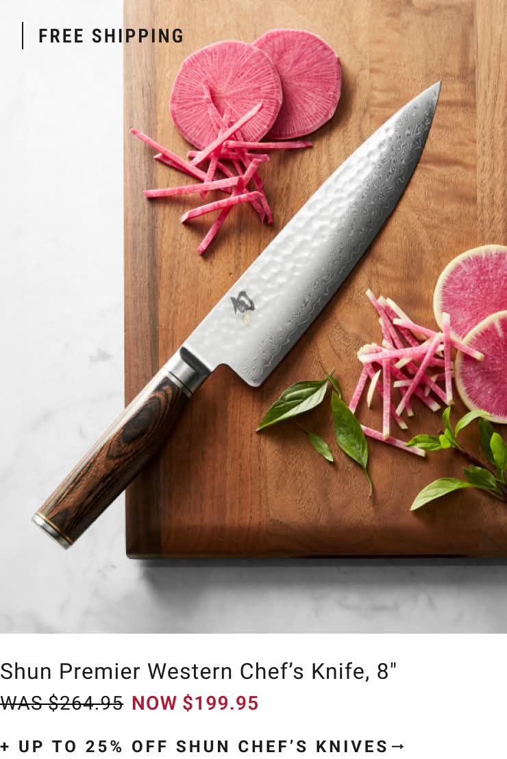 Shop Shun Chef's Knives Shop Shun Chef's Knives