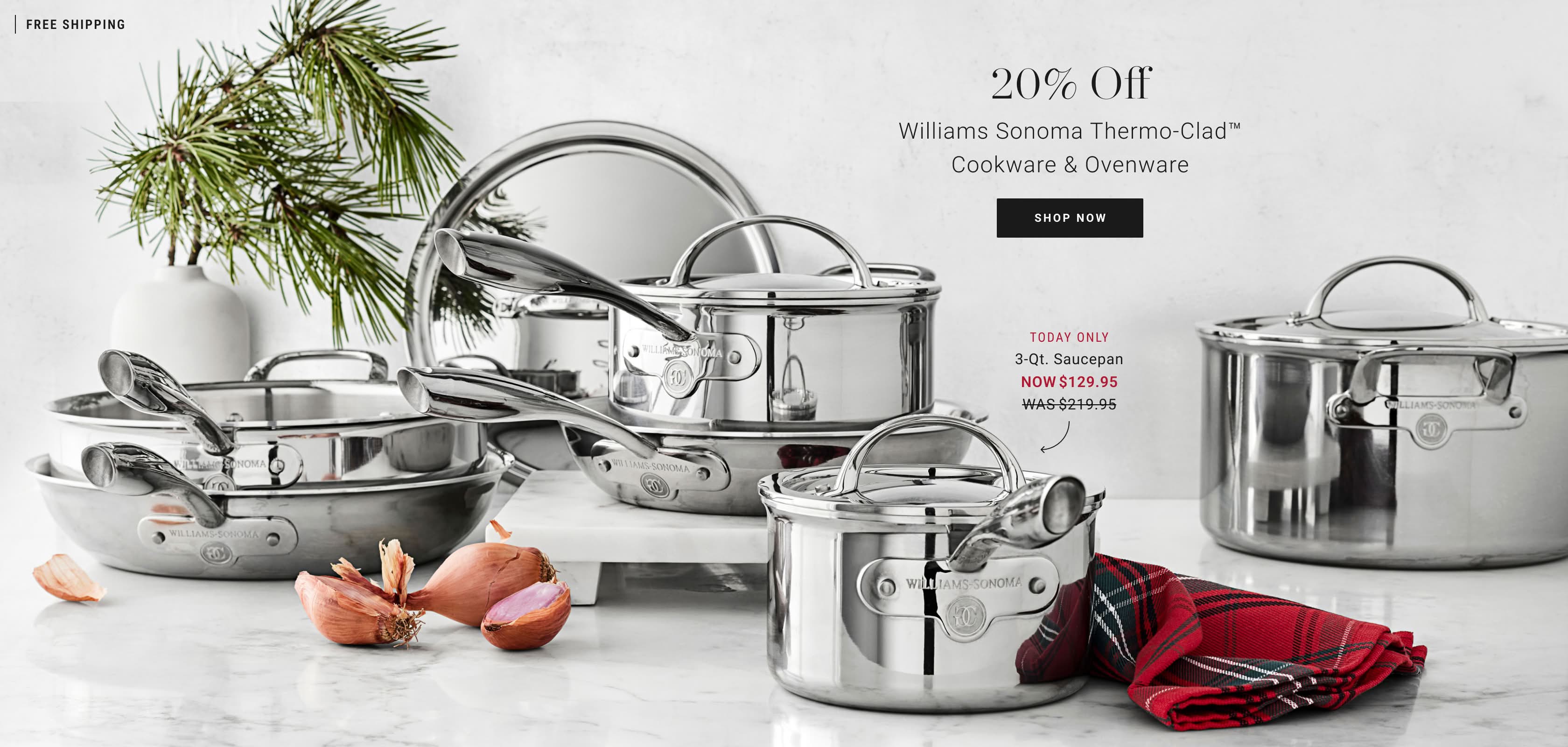 Shop Williams Sonoma Thermoclad Cookware Shop Williams Sonoma Thermoclad Cookware
