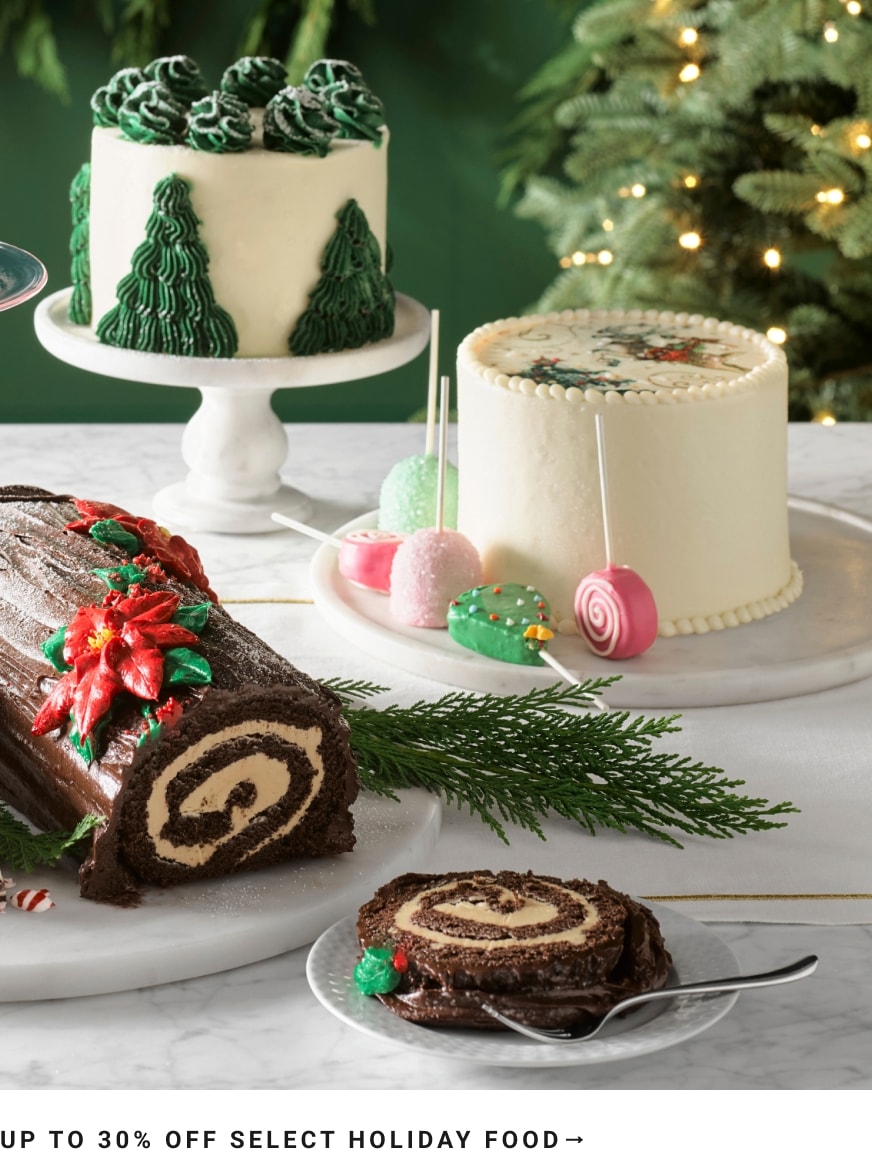 Up to 30% Off Select Holiday Food