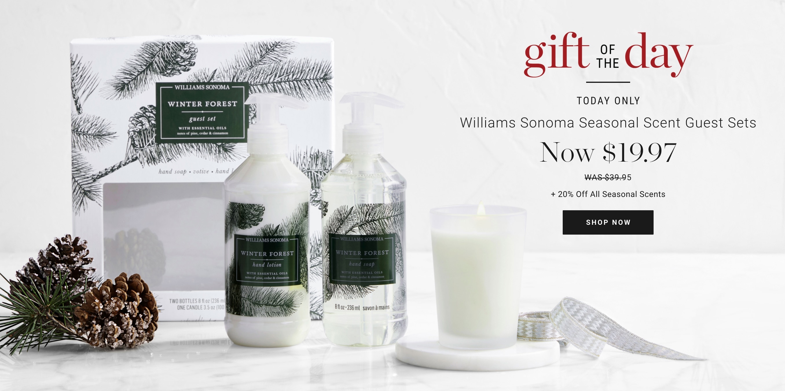 20% Off Seasonal Scents
