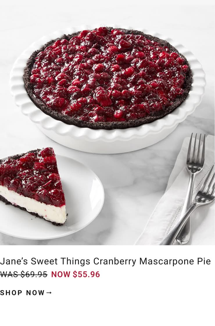 Jane's Sweet Things Cranberry Mascarpone Pie Jane's Sweet Things Cranberry Mascarpone Pie