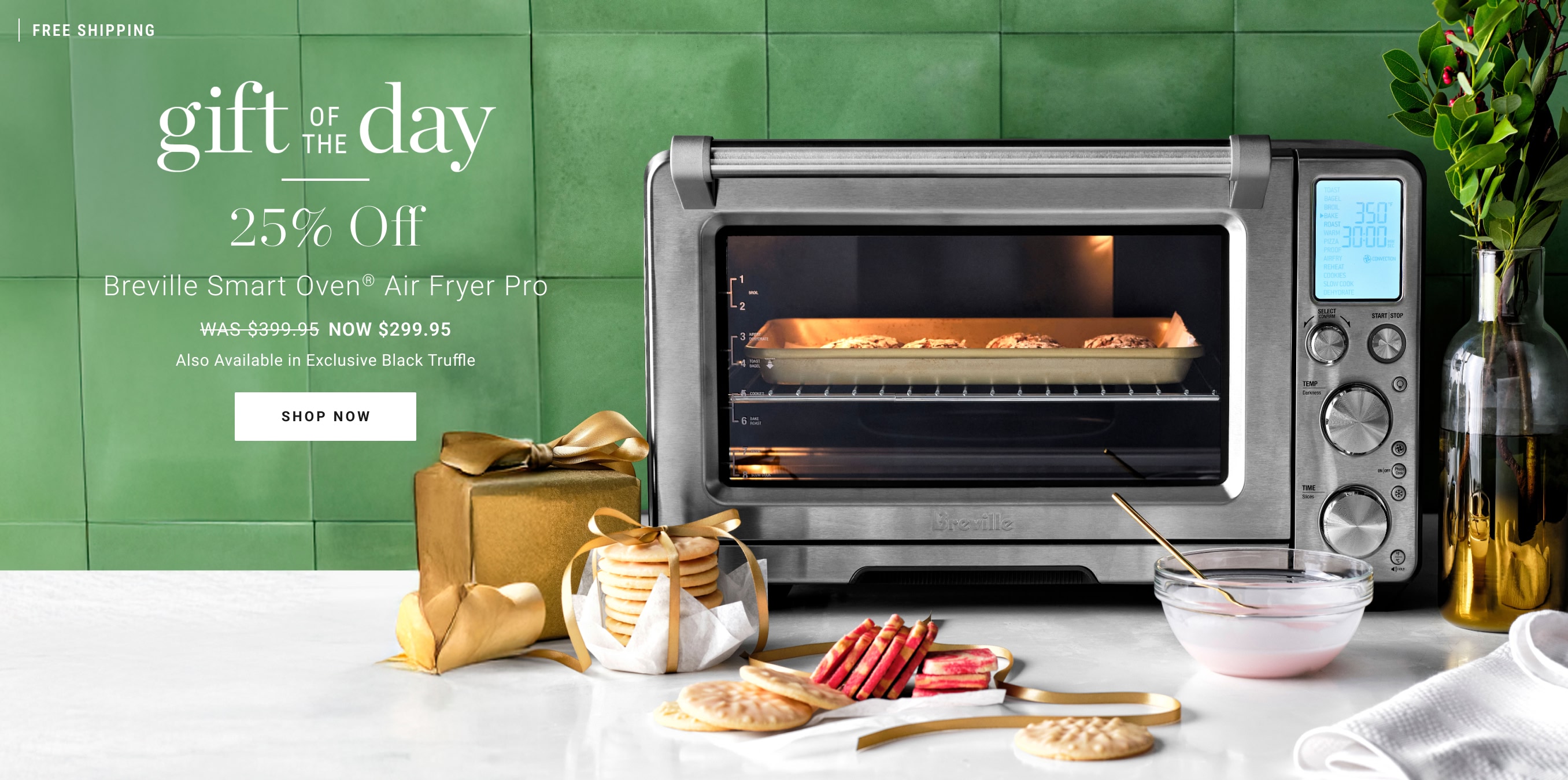 GIFT OF THE DAY!  25% Off Breville Smart Oven&reg; Air Fryer Pro