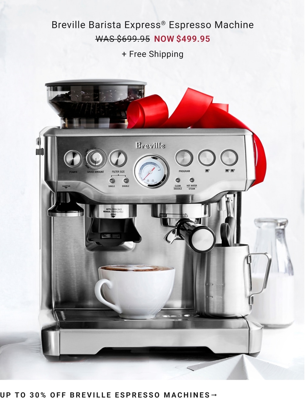 Shop Breville Espresso Machines Shop Breville Espresso Machines