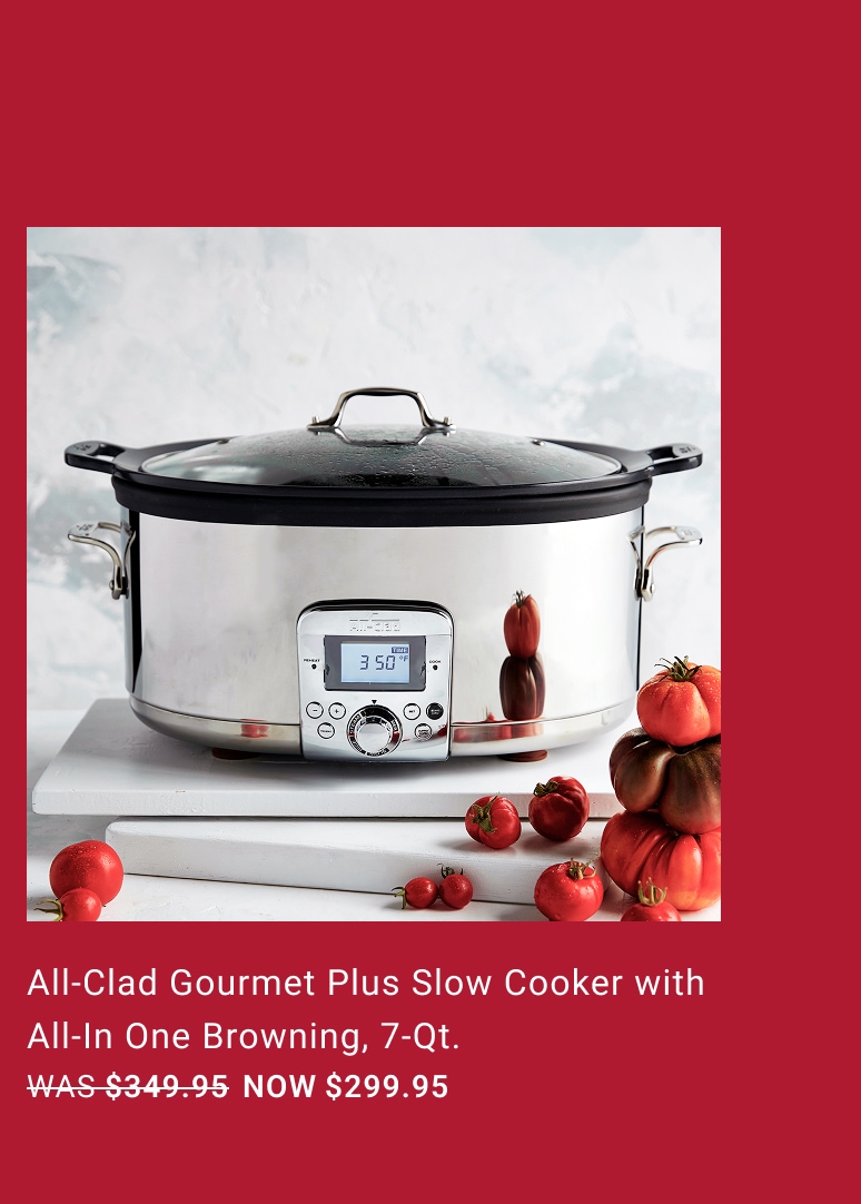 Shop All-Clad Gourmet Slow Cooker Shop All-Clad Gourmet Slow Cooker