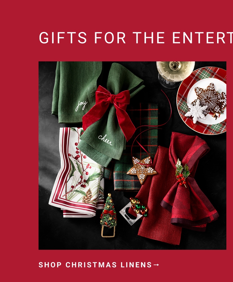 Shop Christmas Linens Shop Christmas Linens