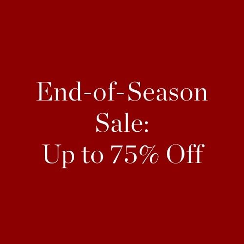 End-of-Season Sale: Up to 75% Off
