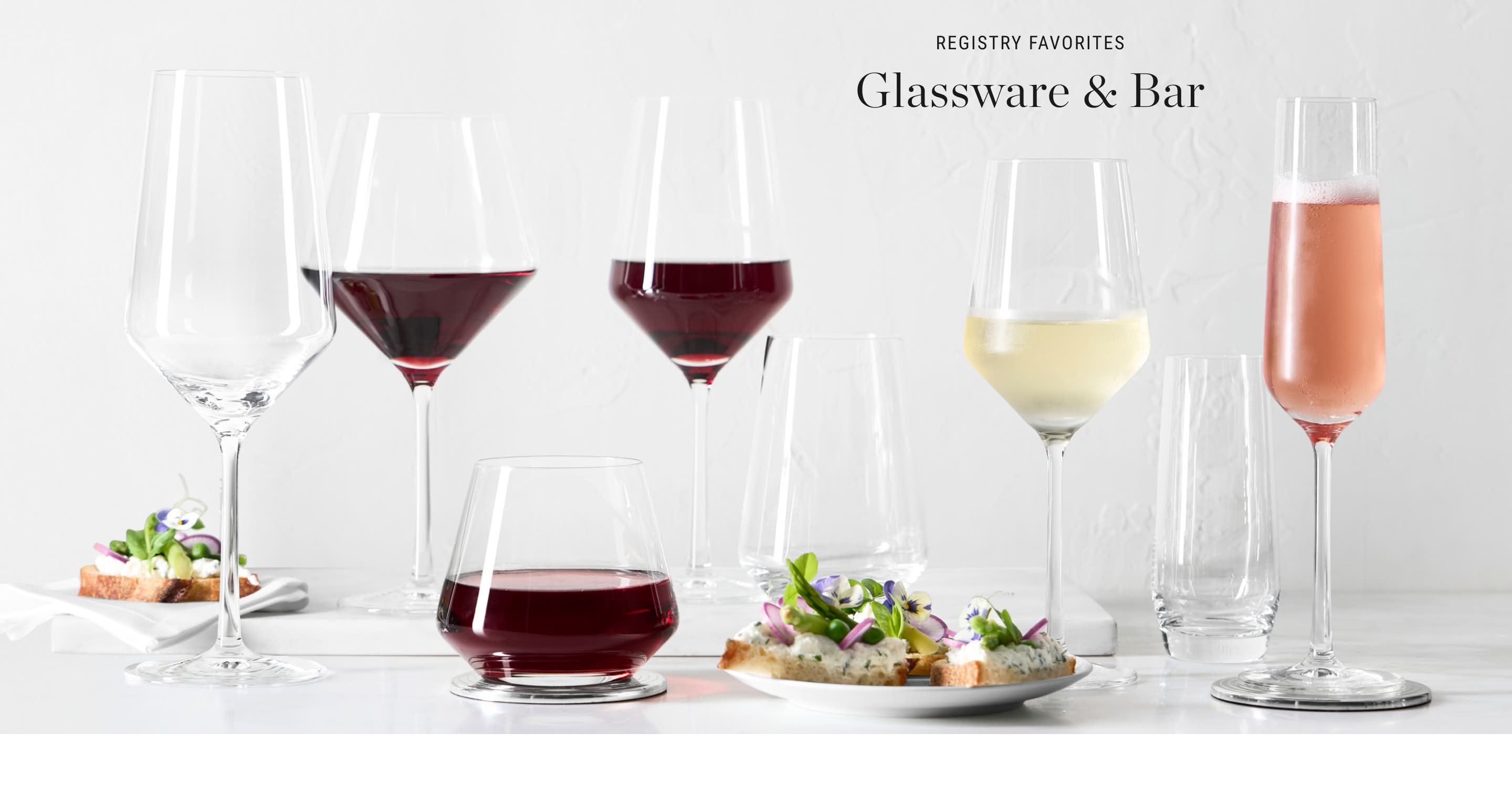 Glassware & Bar Registry Favorites