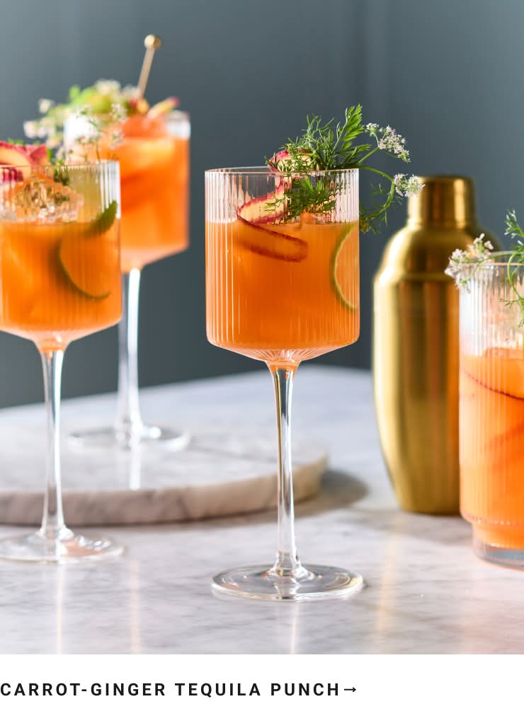 Carrot-Ginger Tequila Punch