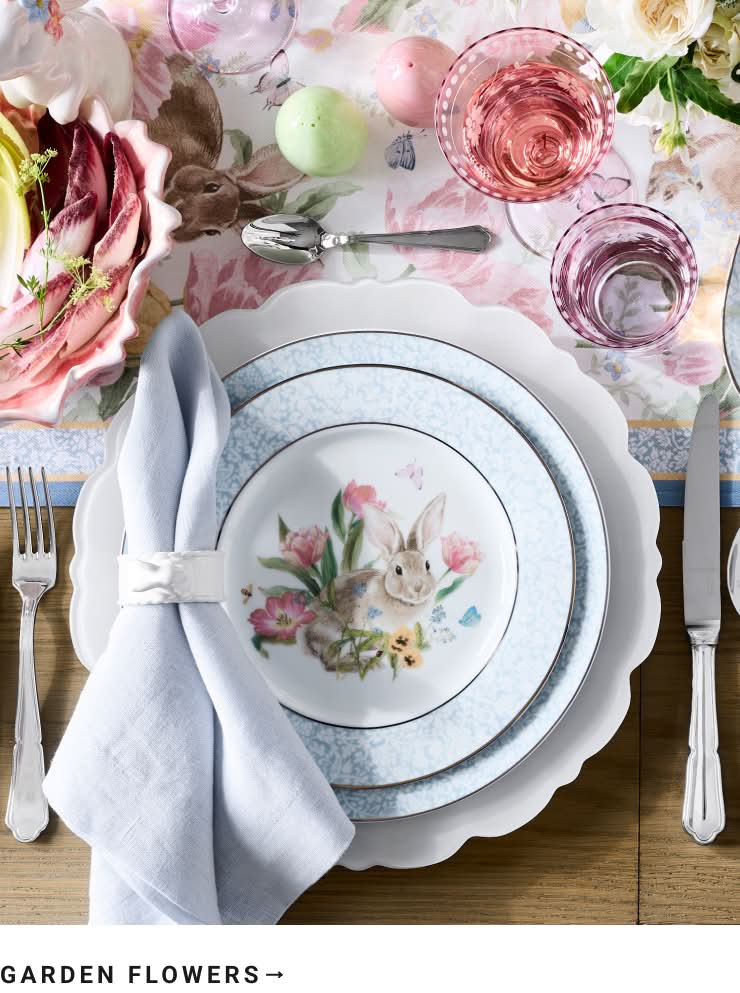 Garden Flowers Dinnerware Collection