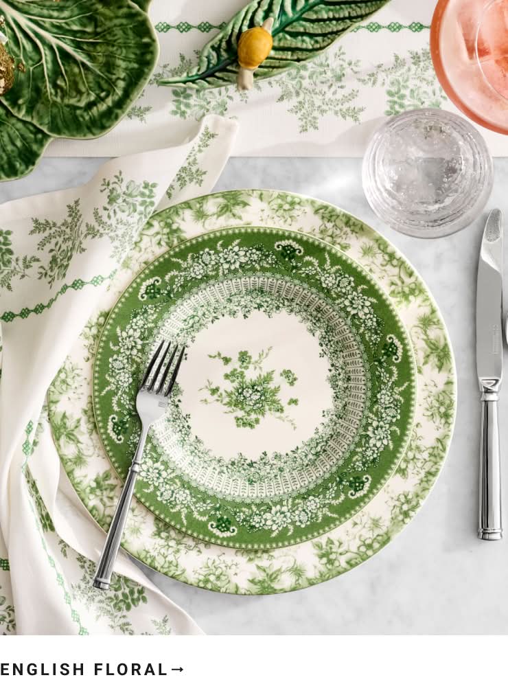 English Floral Dinnerware Collection
