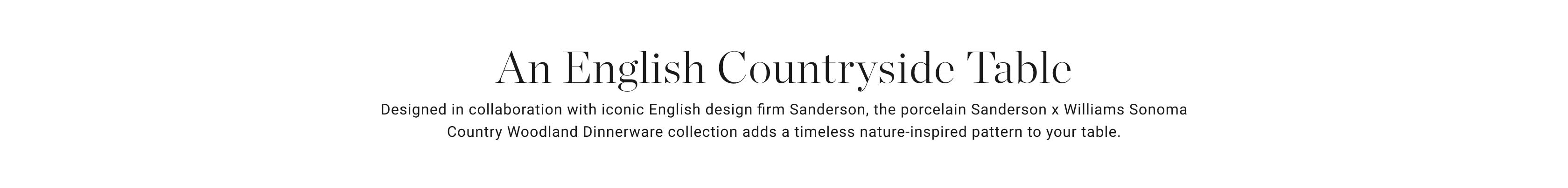 An English Countryside Table