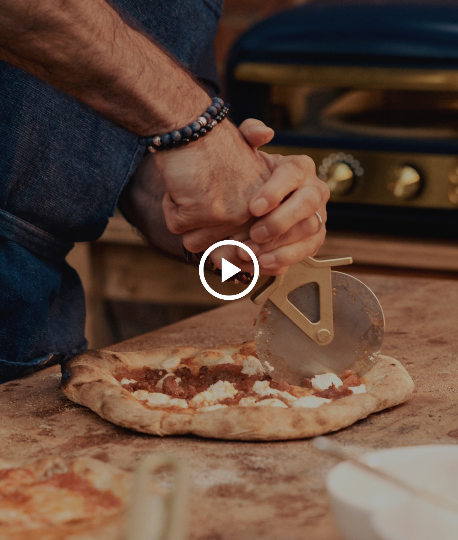 Stanley Tucci Makes Homemade Pizza