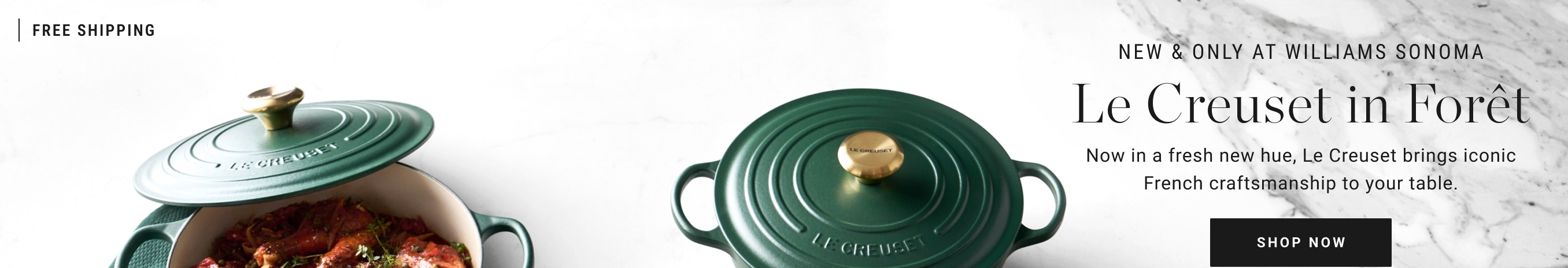 Shop Le Creuset For&ecirc;t Collection