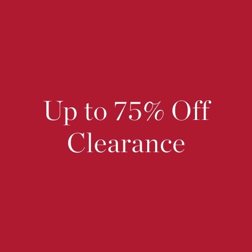 Up to 75% Off Clearance