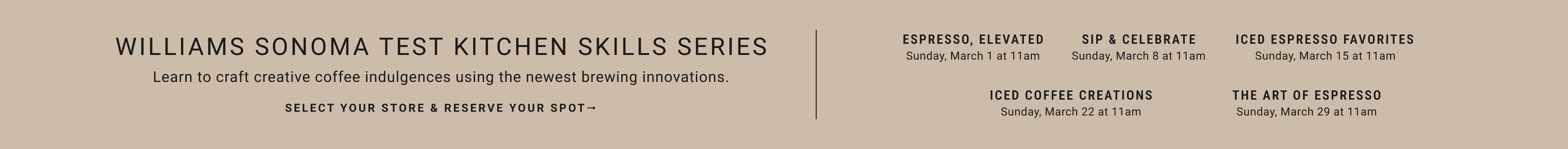 Williams Sonoma Test Kitchen Skill Series