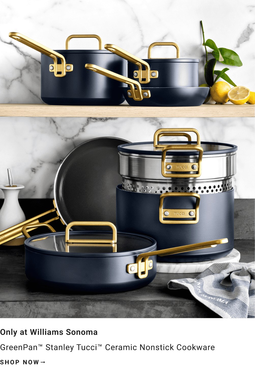 Shop GreenPan™ Stanley Tucci™ Ceramic Nonstick Cookware